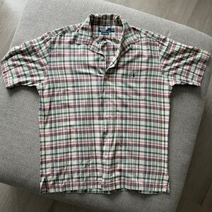 Vintage Ralph Lauren Plaid Short Sleeve Button-Up Shirt - Preppy Vibes